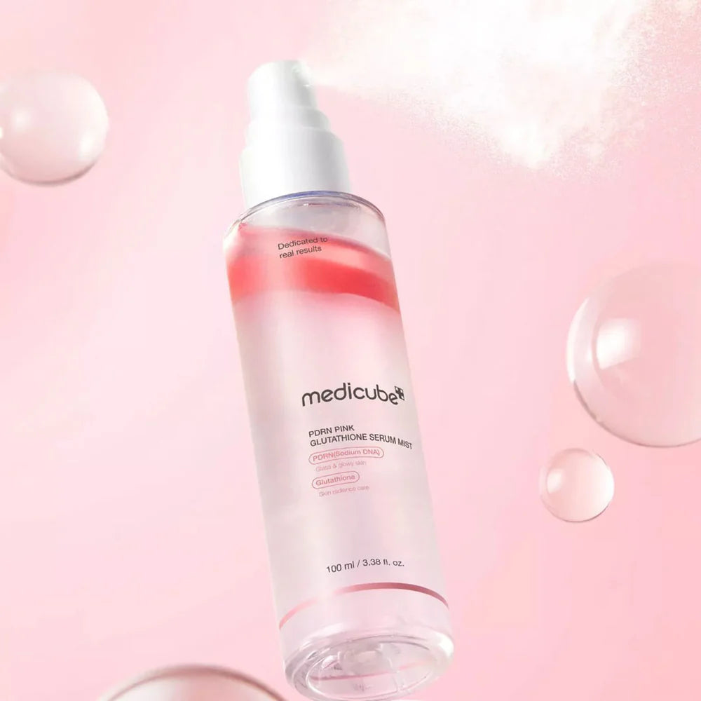 medicube pdrn pink glutathione serum mist 1