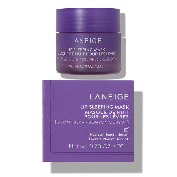 laneige sleep mask gummy bear packaging