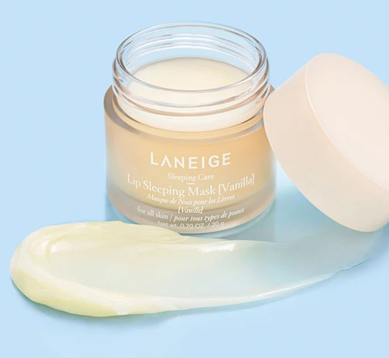 la neige lip sleep mask vanilla texture
